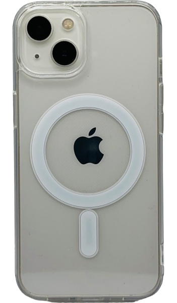 Чехол iPhone 14 Прозрачный MagSafe
