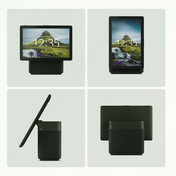 Умная колонка Яндекс Станция Дуо Макс с Алисой, с Zigbee, зелёный, 60Вт