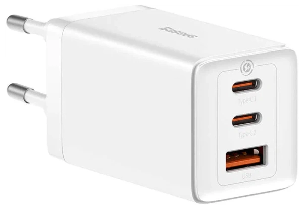 Купить сзу baseus gun 5 pro 65w 3 разъема usb / 2 type-c с доставкой