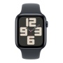 Купить apple watch se (2024), 44 мм корпус из алюминия цвета «midnight», ремешок sport band размера s/m цвета «midnight» с доставкой