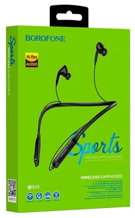 Беспроводная гарнитура Borofone BE45 спорт вакуумные