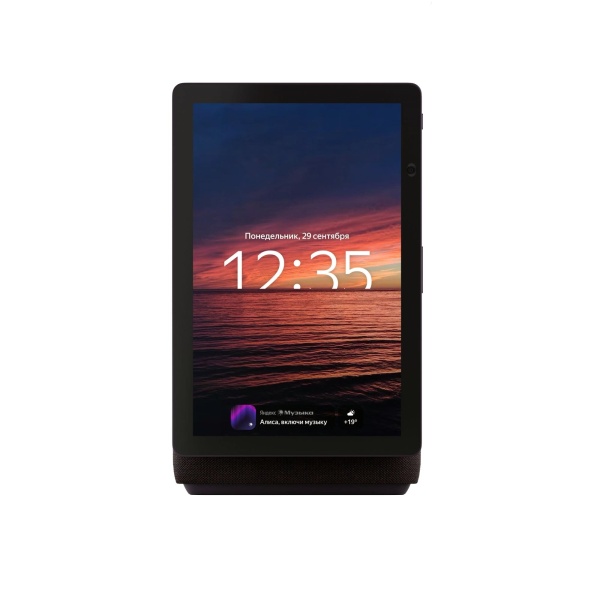 Умная колонка Яндекс Станция Дуо Макс с Алисой, с Zigbee, красный, 60Вт