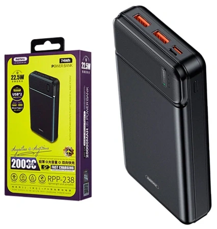 Купить powerbank remax rpp-238 20000mah 22.5w с доставкой