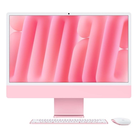 Купить apple imac 24" (m4 10c cpu, 10c gpu, 2024) retina 4,5k, 16 гб, 512 гб ssd (mwv53) розовый с доставкой