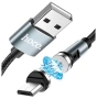 Купить кабель microusb hoco u94 2.4a 1.2m магнитный ткань с доставкой