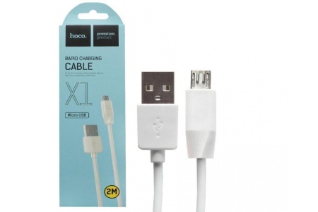 Кабель MicroUSB Hoco X1 2.4A 1m