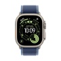 Купить apple watch ultra 3 (2025), 49 мм корпус из титана цвета «natural», ремешок trail loop размера s/m цвета «blue/bright blue» с доставкой