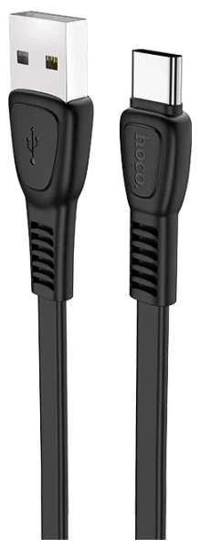 Купить кабель type-c hoco x40 3a 1m плоский с доставкой