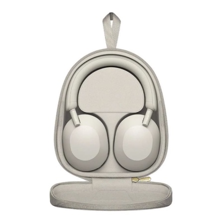 Беспроводные наушники Sony (WH-1000XM5) Platinum Silver, белый