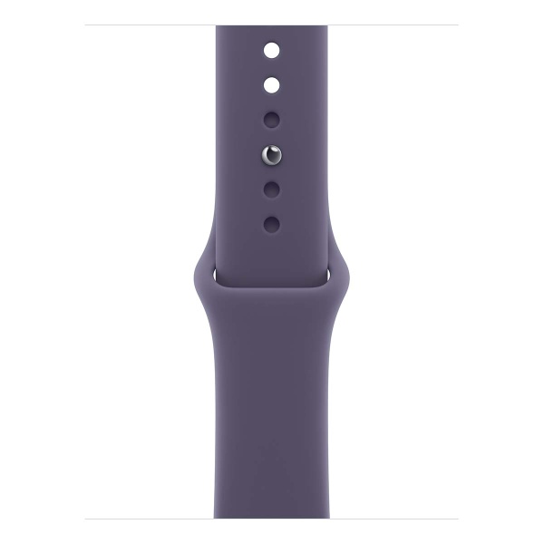 Купить apple watch series 11, 42 мм корпус из алюминия цвета «rose gold», ремешок sport band размера s/m цвета «purple fog» с доставкой