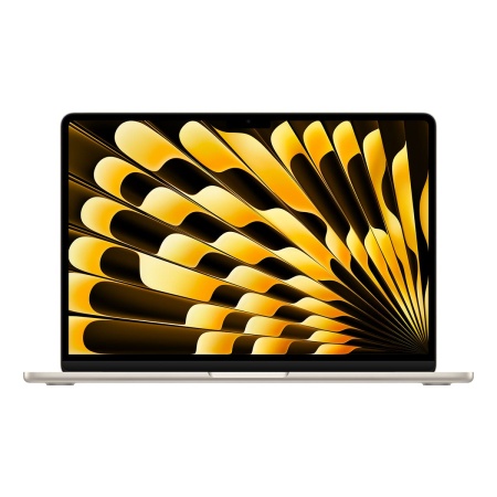 Купить apple macbook air 13" (m3, 8c cpu, 8c gpu, 2024) 8gb, 256gb ssd (mrxt3) «сияющая звезда» с доставкой