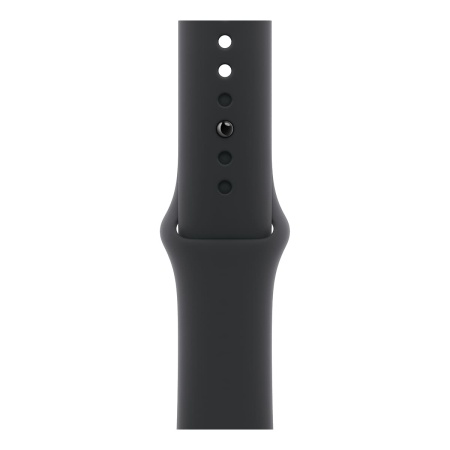 Купить apple watch series 10, 42 мм корпус из алюминия цвета «jet black», ремешок sport band «black» с доставкой