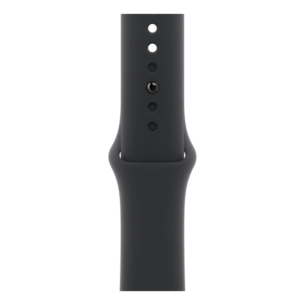 Купить apple watch series 10, 42 мм корпус из алюминия цвета «jet black», ремешок sport band размера s/m цвета «black» с доставкой
