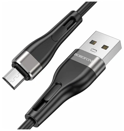 Купить кабель microusb borofone bx46 2.4a 1m силикон с доставкой
