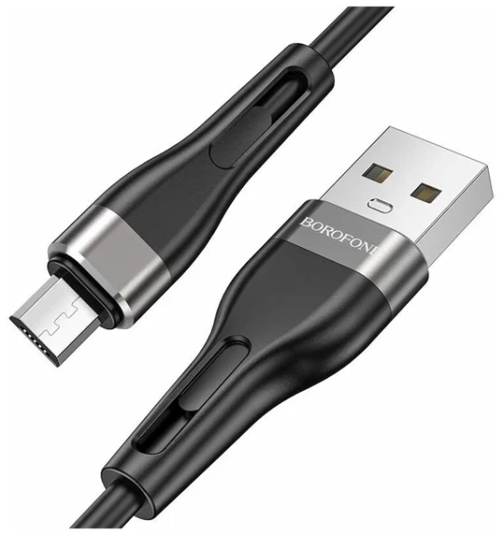 Купить кабель microusb borofone bx46 2.4a 1m силикон с доставкой