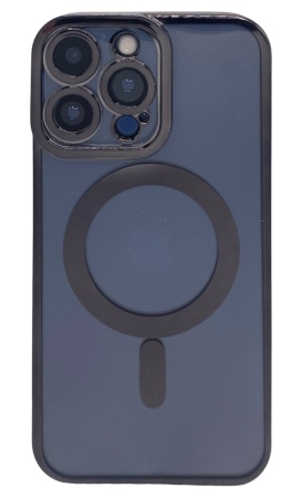 Чехол iPhone XR в корпусе 13 Pro/ 14 Pro/ 15 Pro прозрачный Magsafe