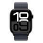 Купить apple watch series 10, 46 мм корпус из алюминия цвета «jet black», ремешок sport loop цвета «ink» с доставкой