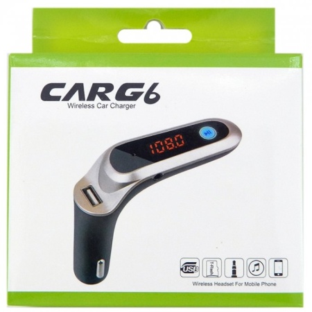 FM-Модулятор Car G6 LED + АЗУ