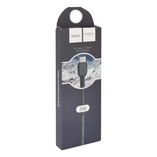Купить кабель type-c hoco x20 3m с доставкой по России
