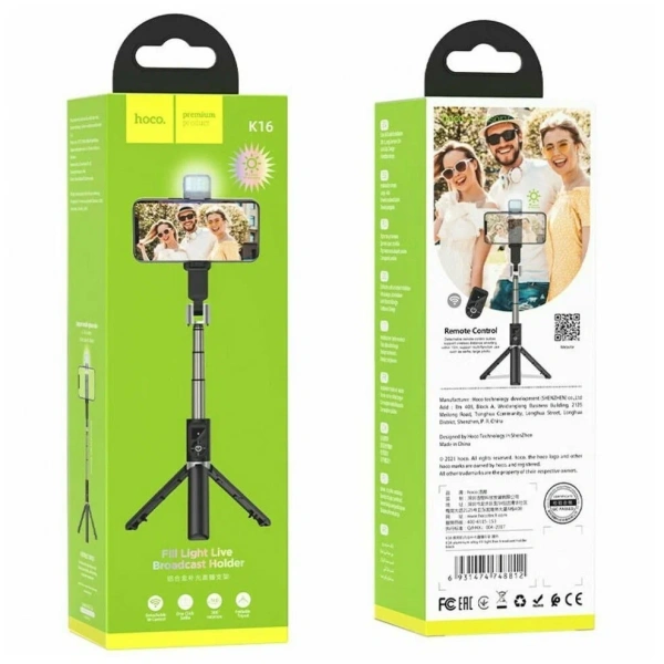 Купить тринога hoco k16 800mm + селфи-палка с доставкой по России