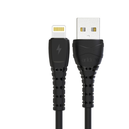 Купить кабель lightning earldom ec-126i 3а 1m силикон с доставкой