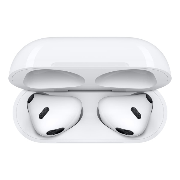 Купить беспроводные наушники apple airpods 3 с беспроводным зарядным футляром magsafe white белый с доставкой