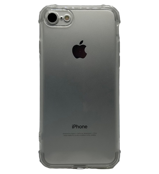 Купить чехол iphone 7/8/se2020/se2022 прозрачный усиленные углы с доставкой по России