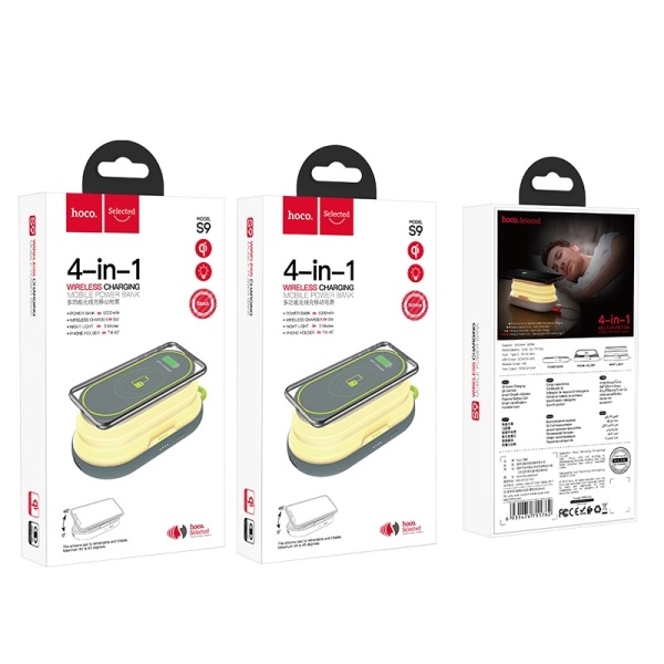 Купить powerbank hoco s9 5000mah 10w + бзу 5w + ночник с доставкой по России