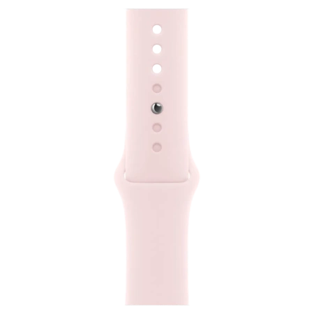 Купить apple watch series 9 45 мм корпус из алюминия розового цвета спортивный ремешок светло-розового цвета с доставкой