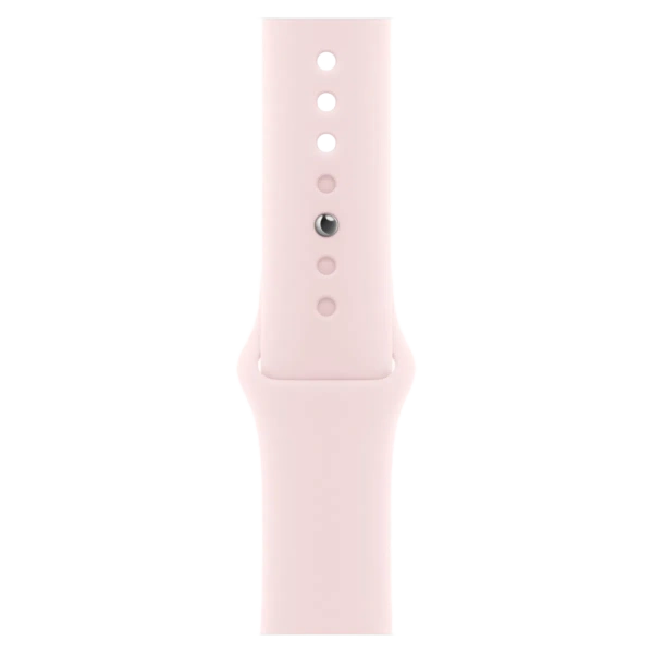 Купить apple watch series 9 45 мм корпус из алюминия розового цвета спортивный ремешок светло-розового цвета с доставкой