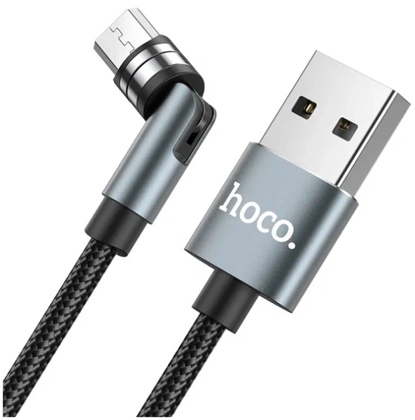 Купить кабель lightning hoco u94 2.4a 1.2m магнитный ткань с доставкой