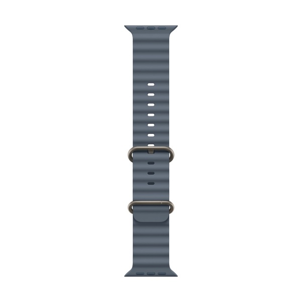 Купить apple watch ultra 3 (2025), 49 мм корпус из титана цвета «natural», ремешок ocean band цвета «anchor blue» с доставкой