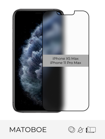 Стекло защитное матовое iPhone XS Max / 11 Pro Max