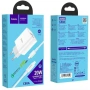 Купить комплект сзу borofone c80a 20w 2 разъема usb/type-c + кабель type-c lightning с доставкой