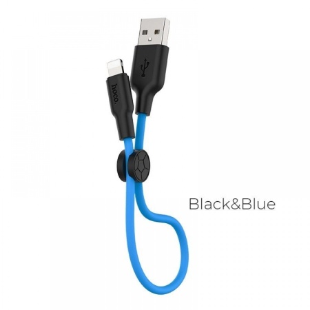 Купить кабель lightning hoco x21 plus 2.4a 0.25m силикон с доставкой