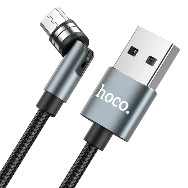 Купить кабель microusb hoco u94 2.4a 1.2m магнитный ткань с доставкой