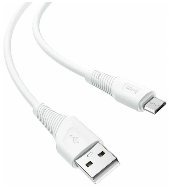 Купить кабель microusb hoco x58 2.4a 1m силикон с доставкой