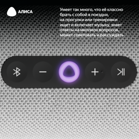 Купить умная портативная колонка яндекс станция стрит с алисой, серый, 30вт в Самаре