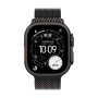 Купить apple watch ultra 3 (2025), 49 мм корпус из титана цвета «black», ремешок titanium milanese loop размера m цвета «black» с доставкой