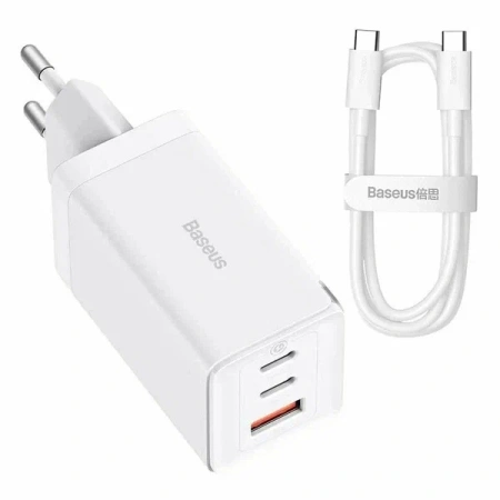 Купить сзу baseus gun 5 pro 65w 3 разъема usb / 2 type-c с доставкой