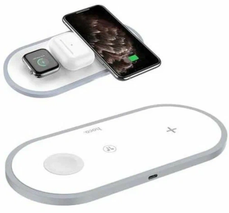 Купить станция бзу 3in1 iphone / apple watch/ airpods hoco cw24 10w с доставкой