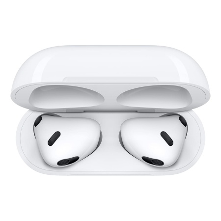 Купить беспроводные наушники apple airpods 3 с зарядным футляром white белый с доставкой