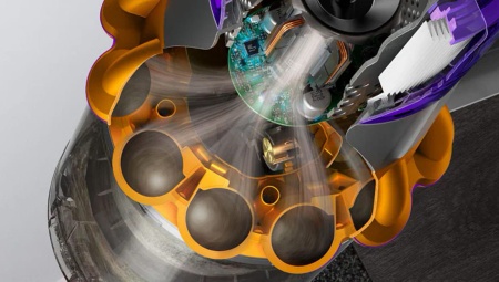 Пылесос Dyson V15s Detect Submarine (SV47) Yellow/Nickel, желтый/никель