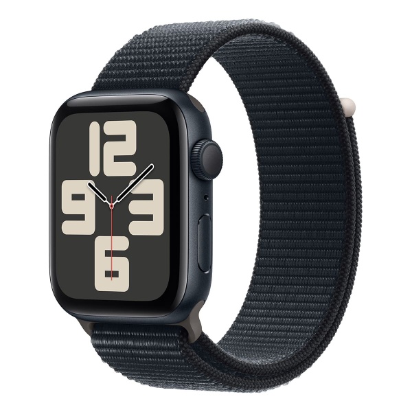 Купить apple watch se (2023), 44 мм корпус из алюминия цвета «midnight», ремешок sport loop цвета «midnight» с доставкой по России