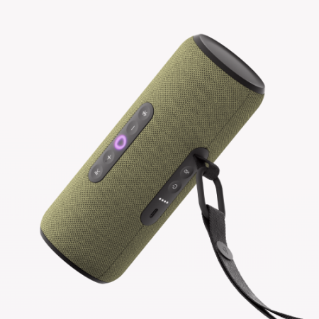 Умная портативная колонка Яндекс Станция Стрит с Алисой, зелёный, 30Вт