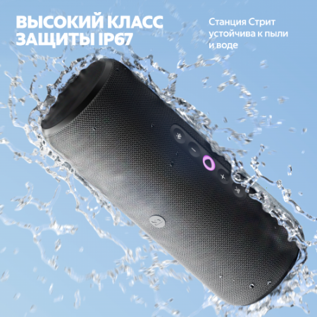 Купить умная портативная колонка яндекс станция стрит с алисой, серый, 30вт в Самаре