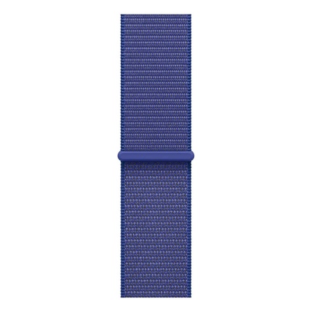 Купить apple watch se (2024), 40 мм корпус из алюминия цвета «silver», ремешок sport loop цвета «ultramarine» с доставкой