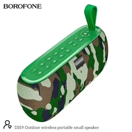 Купить беспроводная колонка borofone ds19 + часы + будильник с доставкой