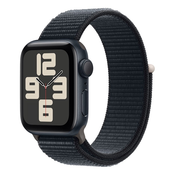 Купить apple watch se (2023), 40 мм корпус из алюминия цвета «midnight», ремешок sport loop цвета «midnight» с доставкой по России