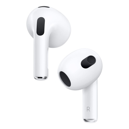 Купить беспроводные наушники apple airpods 3 с зарядным футляром white белый с доставкой